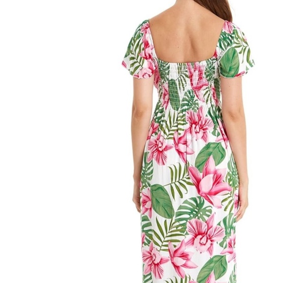 Hawaiian Luau Maxi Rahee Dress - Picture 3 of 8